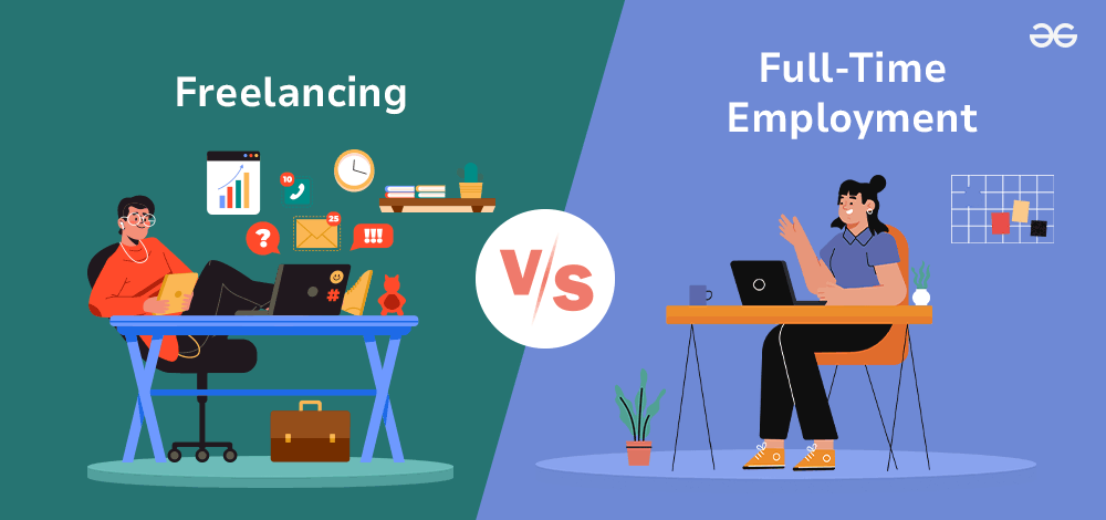 Freelancing vs. Full-Time Jobs: Which One Is Right for You Blog Image