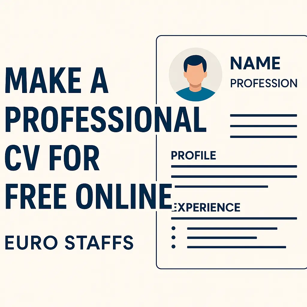 Make a Professional CV for Free Online Blog Image