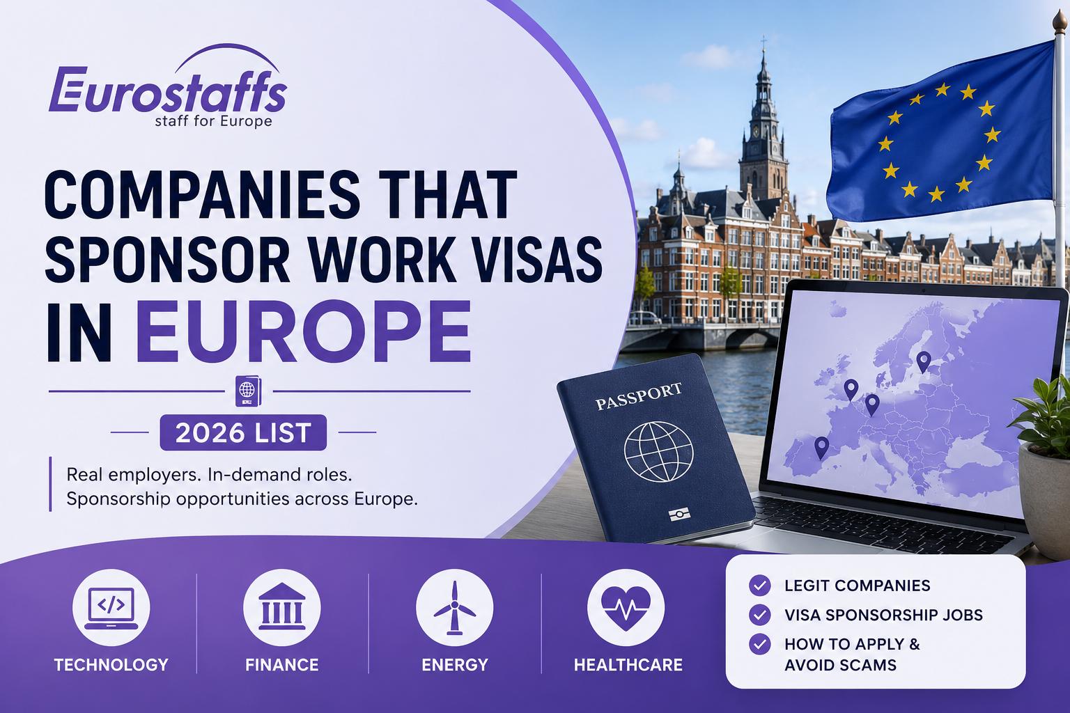 Companies That Sponsor Work Visas in Europe (2026 List)