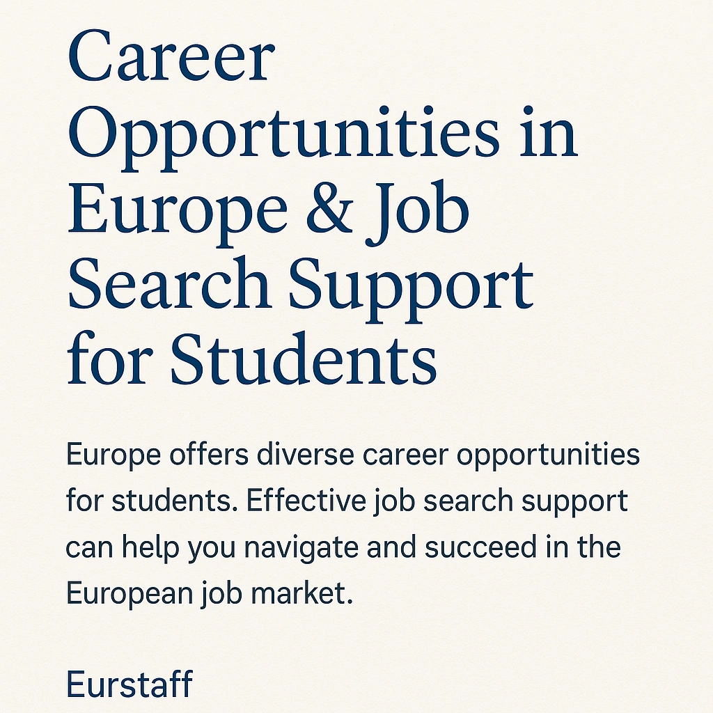 Career Opportunities in Europe & Job Search Support for Students Blog Image