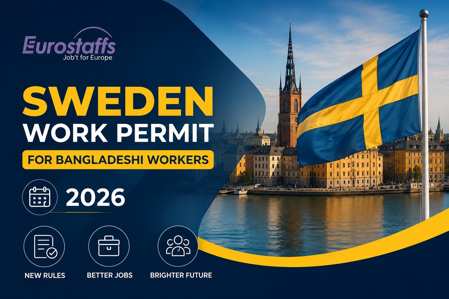 Sweden Work Permit for Bangladeshi Workers 2026