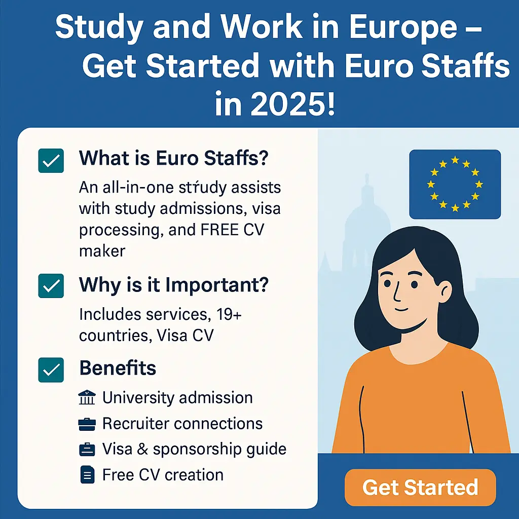 Study and Work in Europe  Get Started with Euro Staffs in 2025 Blog Image