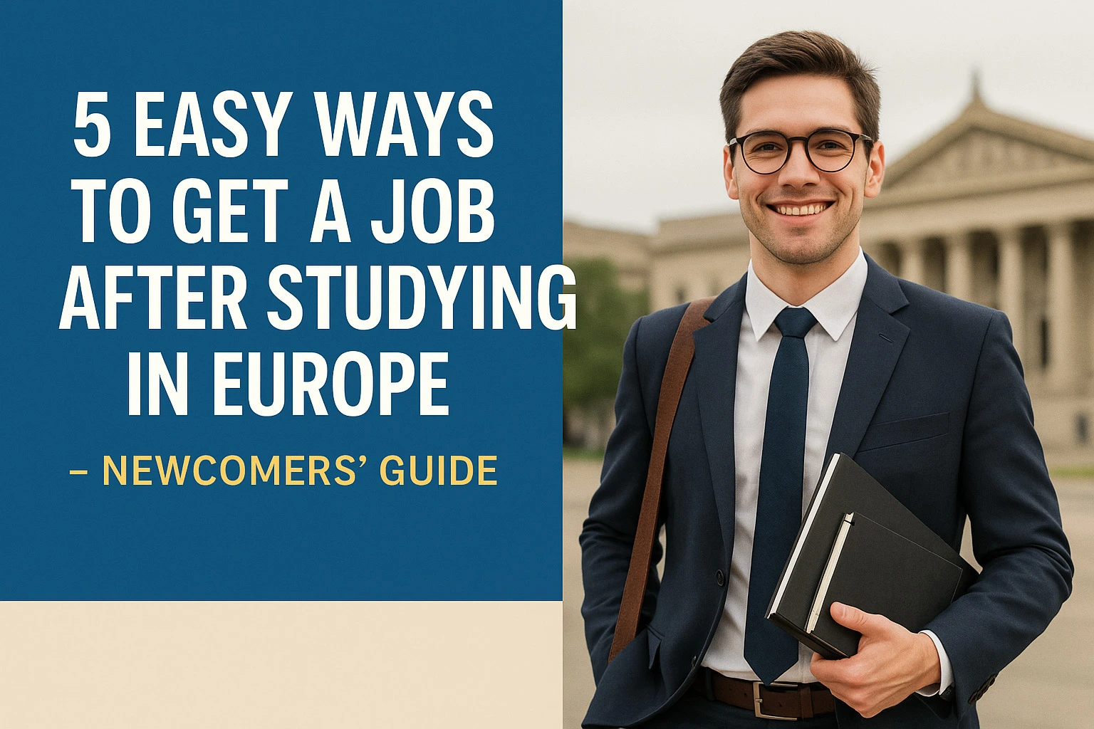 5 Easy Ways to Get a Job After Studying in Europe