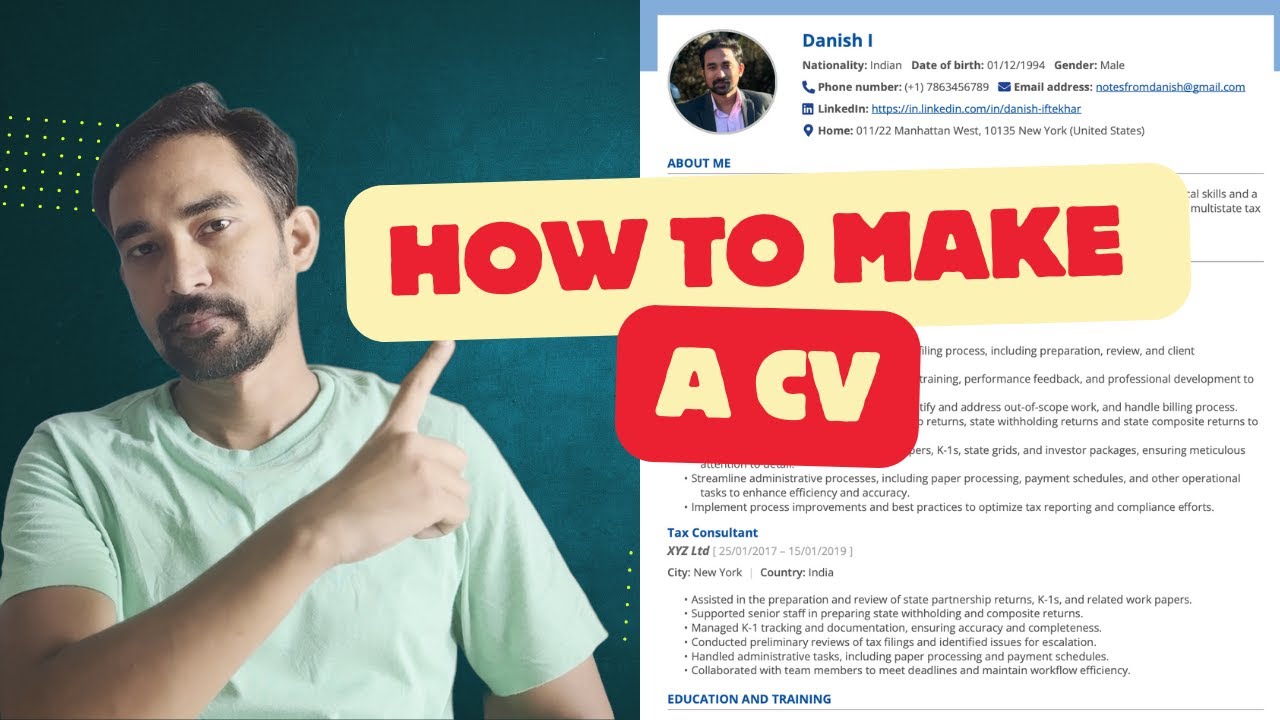 How to Create a Free CV Online with Euro Staffs